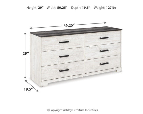 Shawburn Platform Bed with Dresser, Chest and Nightstand