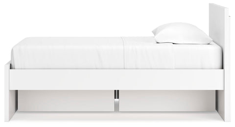 Onita Panel Platform Bed with 1 Side Storage