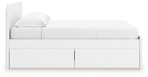 Onita Panel Platform Bed with 1 Side Storage