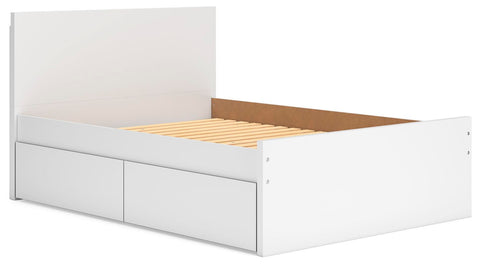 Onita Panel Platform Bed with 1 Side Storage