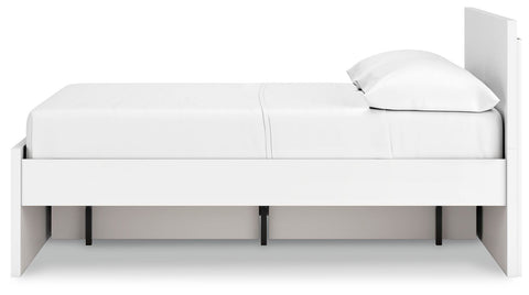 Onita Panel Platform Bed with 1 Side Storage
