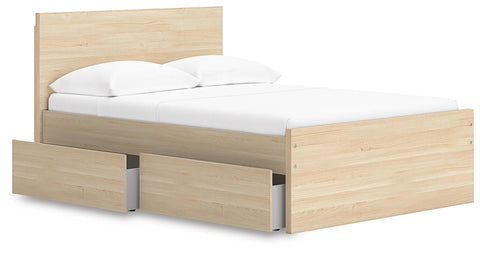 Onita Panel Platform Bed with 1 Side Storage