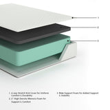 Chime 12 Inch Memory Foam Mattress in a Box