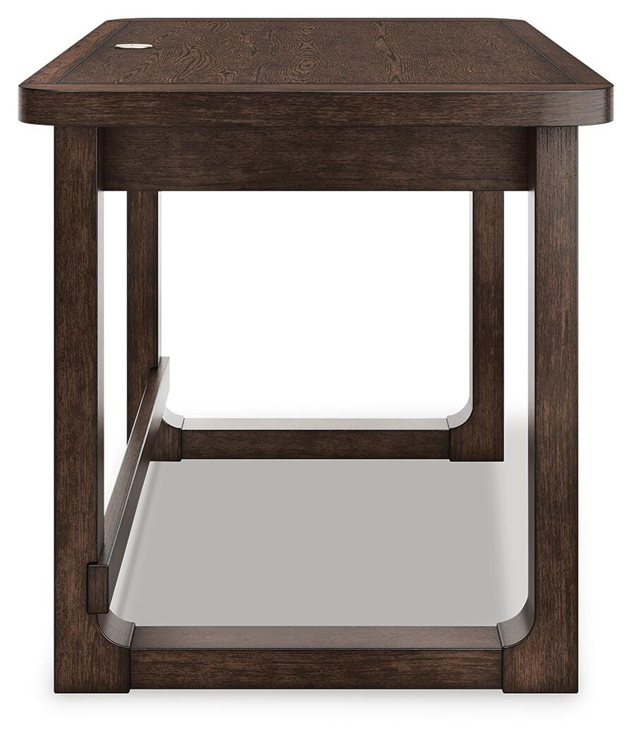 Breckington Home Office Desk with Chair and Storage