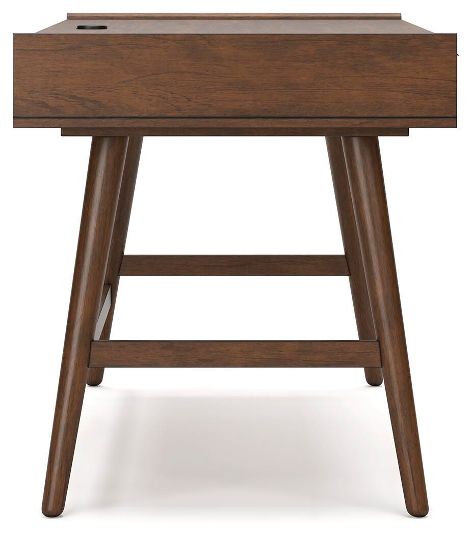 Lyncott Home Office Desk with Chair and Storage