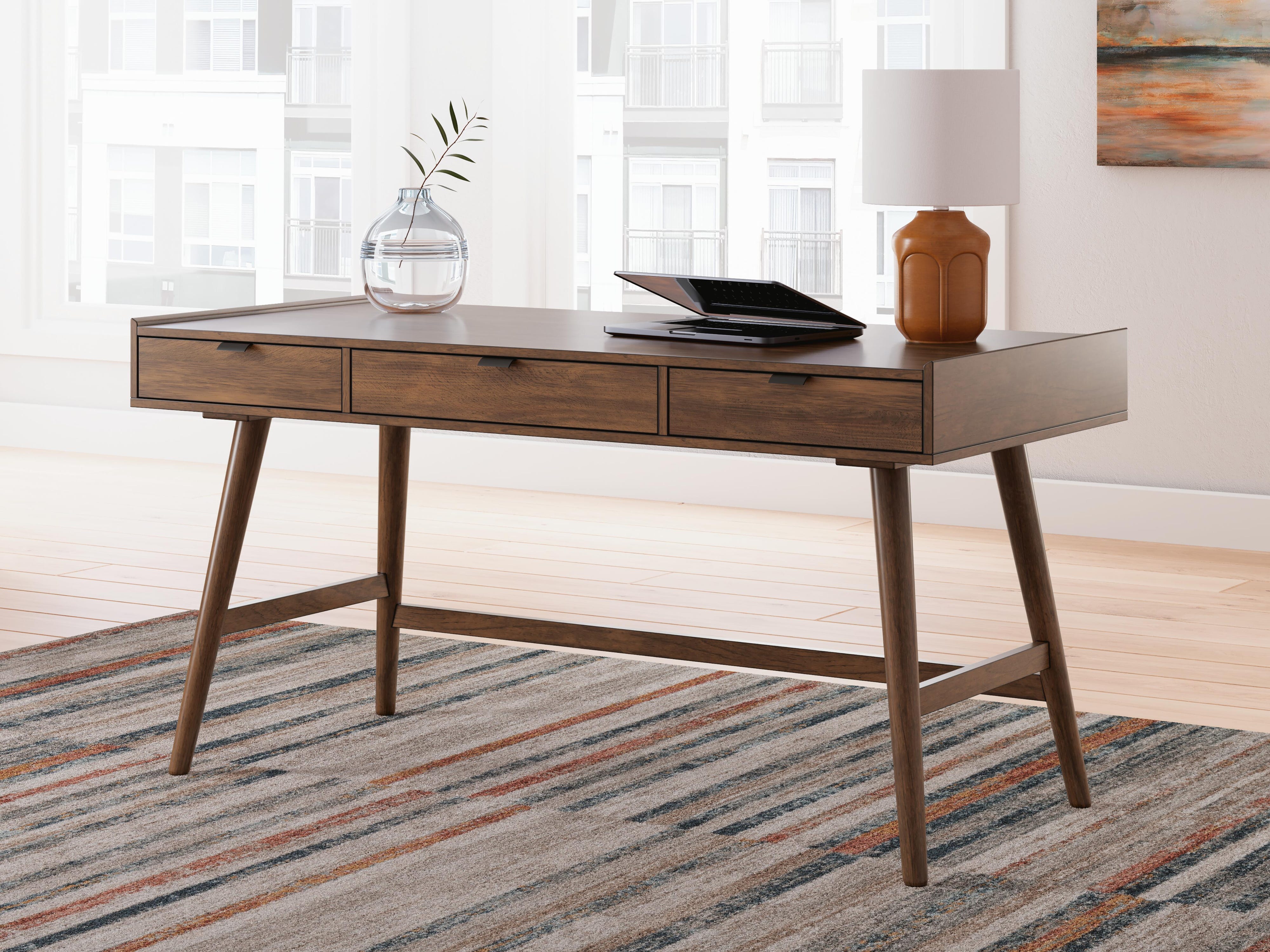 Corwyn Home Office Desk with Chair and Storage