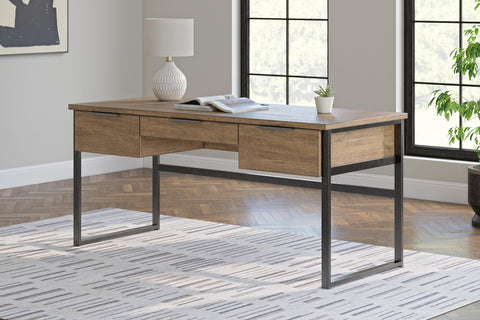 Montia Home Office Desk with Chair and Bookcase