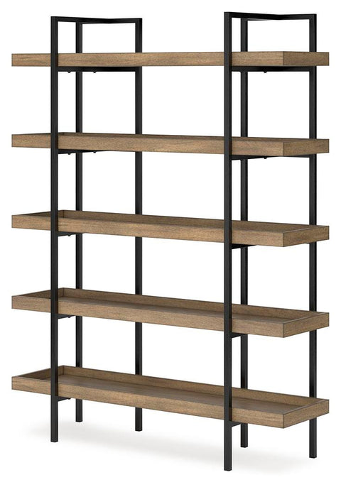 Montia Home Office Desk with Chair and Bookcase