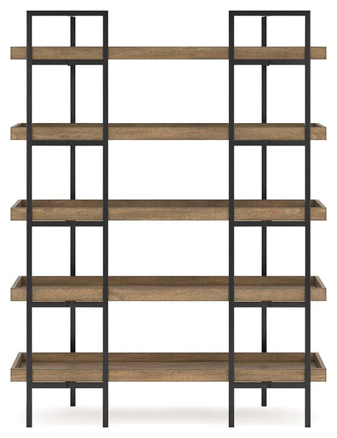 Montia Home Office Desk with Chair and Bookcase