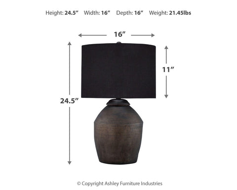 Naareman 2-Piece Table Lamp Set