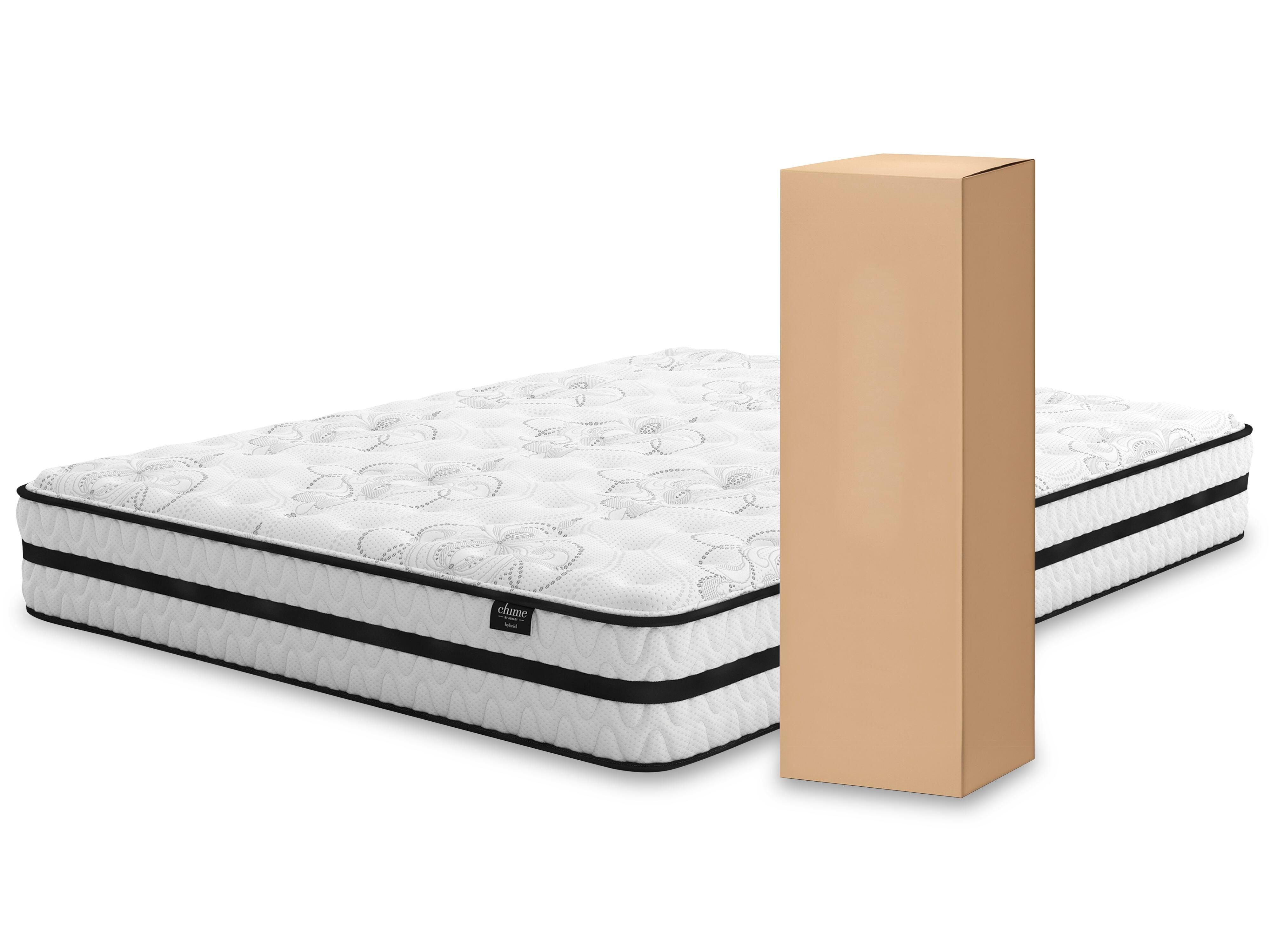 Queen Panel Bed with Mattress