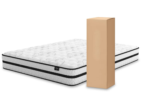 Finch Platform Bed with Chime 10 Inch Medium Hybrid Mattress