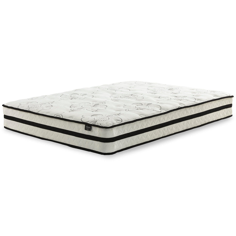 Calverson Platform Bed with Chime 10 Inch Medium Hybrid Mattress