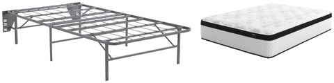 Chime 12 Inch Hybrid Mattress with Foundation