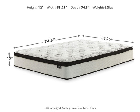 Chime 12 Inch Hybrid Mattress in a Box