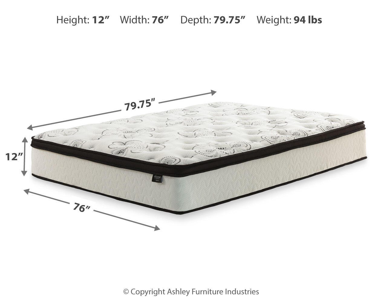 Chime 12 Inch Hybrid Mattress in a Box