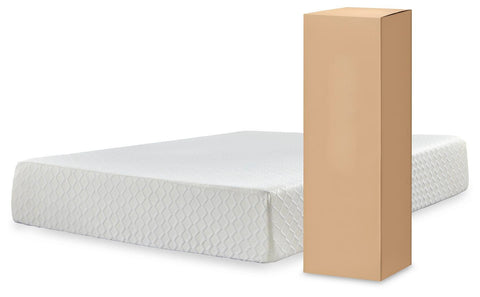 Calverson Platform Bed with Chime 12 Inch Plush Memory Foam Mattress