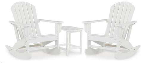 Sundown Treasure Outdoor Rocking Chairs and End Table Set