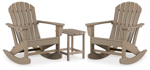 Sundown Treasure Outdoor Rocking Chairs and End Table Set