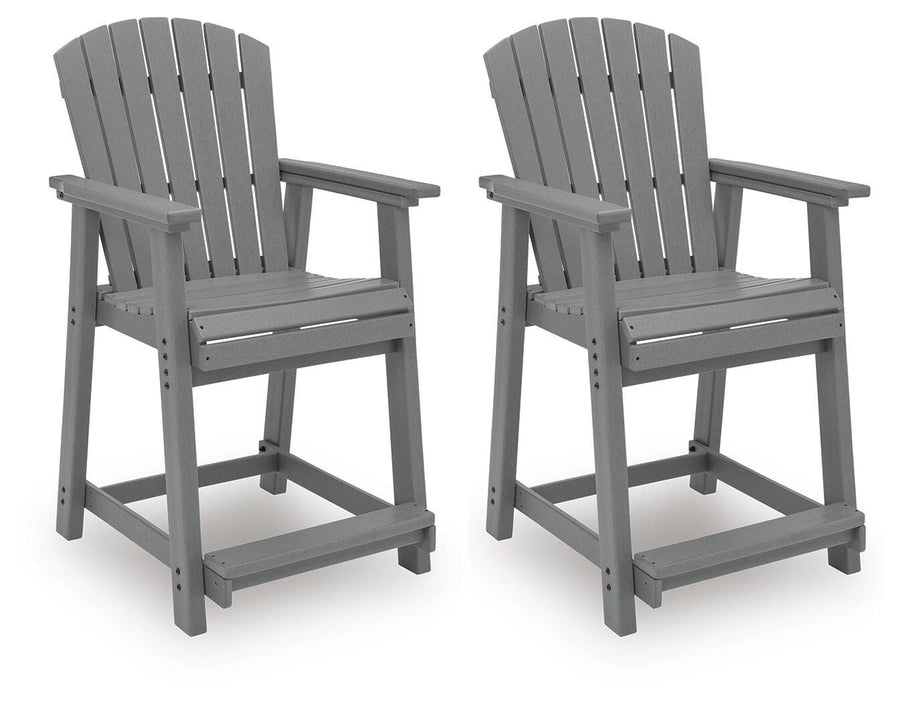 Sanctuary Beach Outdoor Counter Height Bar Stool (Set of 2)
