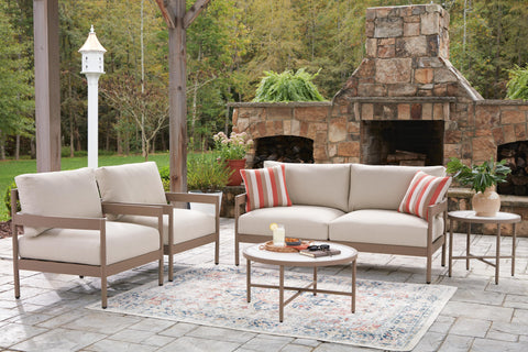 Bluff Trail Outdoor Love/Chairs/Tables Set (Set of 5)