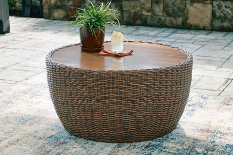 Double Point Cardiff Beach Outdoor Loveseat and 2 Lounge Chairs with Coffee Table
