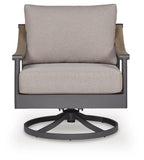 Ocean Beach Outdoor Swivel Lounge with Cushion