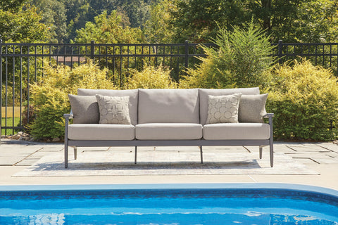 Ocean Beach Outdoor Sofa with 2 Lounge Chairs