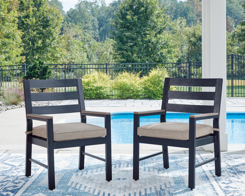 East Beach Outdoor Dining Table and 6 Chairs