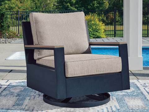 East Beach Outdoor Swivel Glider Chair with Cushion