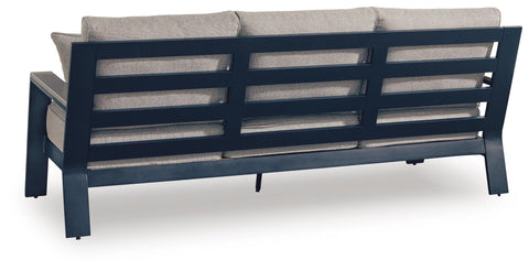 East Beach Outdoor Sofa with 2 Swivel Glider Chairs