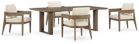 Serene Bay Outdoor Dining Table and 4 Chairs