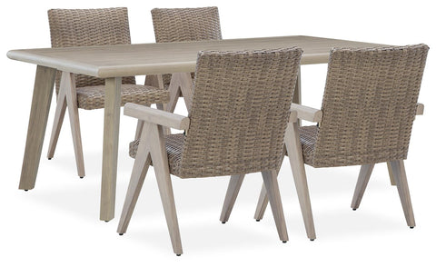 Cliff Trails Outdoor Dining Table and 4 Chairs