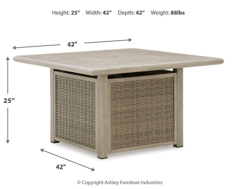 Cliff Trails Outdoor Fire Pit Table and 4 Chairs