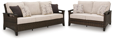 Monterey Point Outdoor Sofa and Loveseat