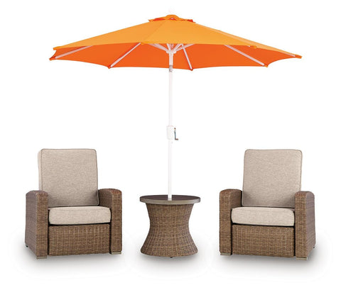 Laguna Heights 2 Outdoor Recliners and End Table
