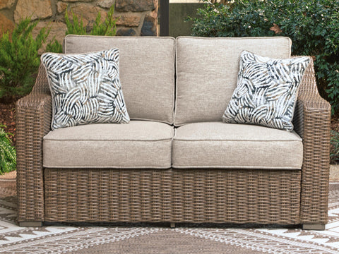 Laguna Heights Outdoor Sofa and Loveseat with Coffee Table