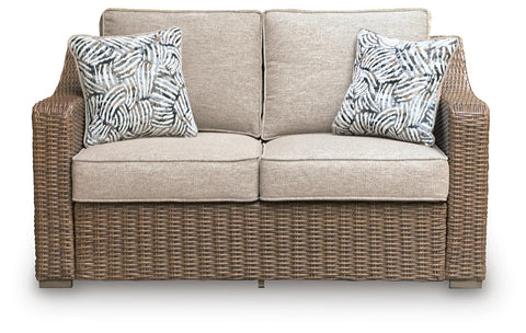 Laguna Heights Outdoor Sofa and Loveseat with Coffee Table