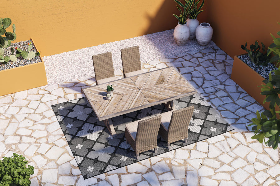 Beachcroft Outdoor Dining Table and 4 Chairs