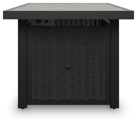 Beachcroft 3-Piece Outdoor Sectional and Fire Pit Table