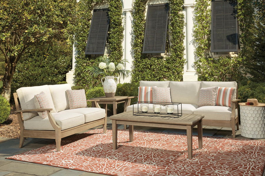 Clare View Outdoor Sofa and Loveseat Set