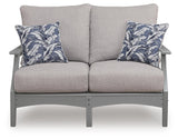 Cove Beach Outdoor Loveseat with Cushion