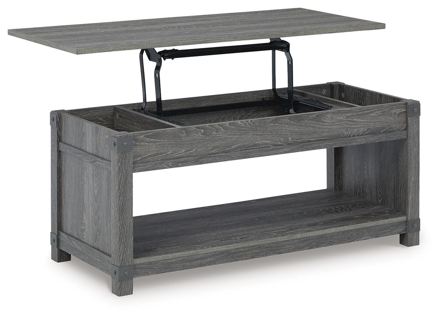 Freedan Lift-top Coffee Table, 2 End Tables and Console