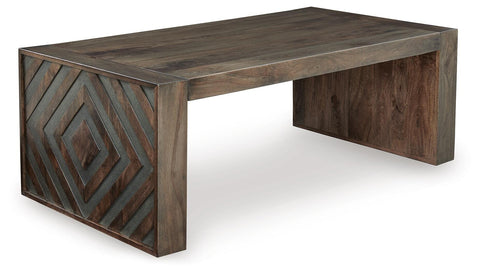 Dreggan Coffee Table with 1 End Table
