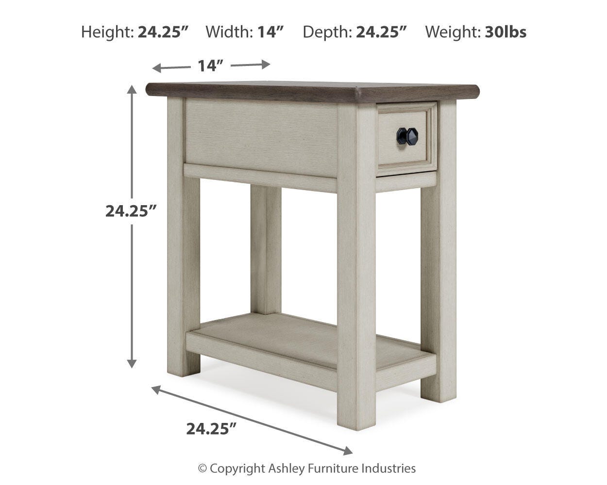 Vanderley Coffee Table with 1 End Table