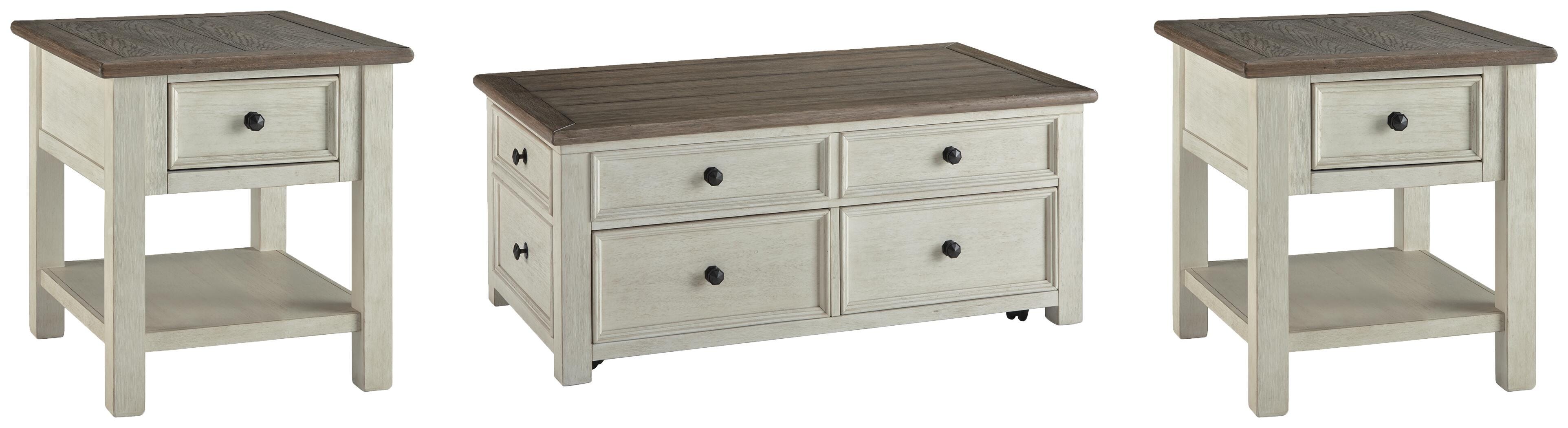 Vanderley Coffee Table and 2 End Tables