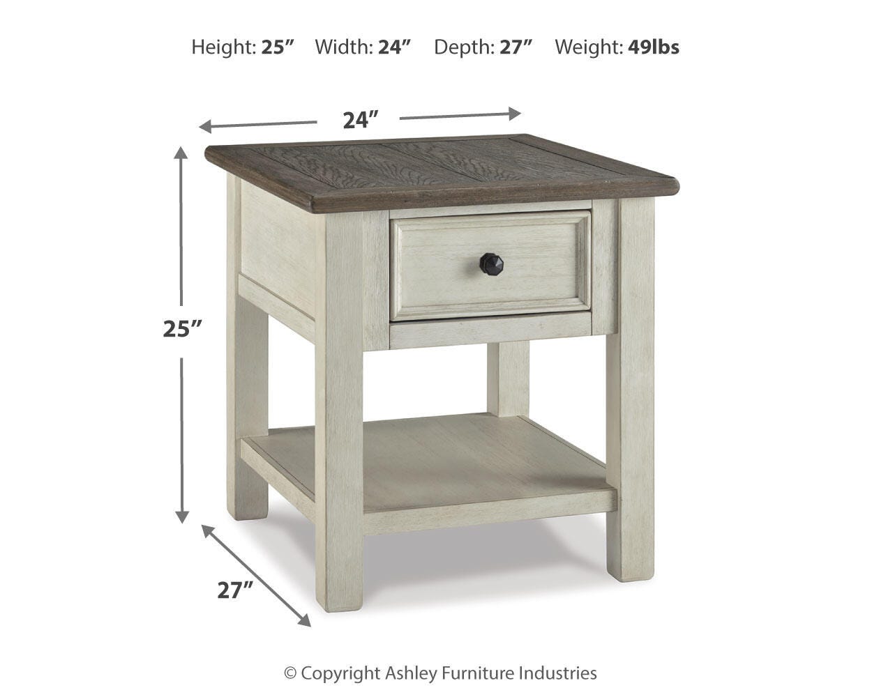 Vanderley Coffee Table and 2 End Tables