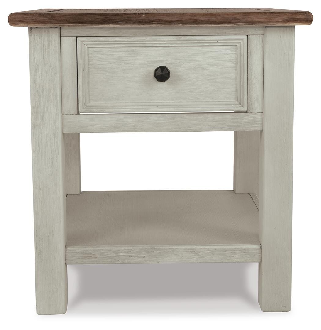 Bolanburg Coffee Table with End Table and Chairside End Table