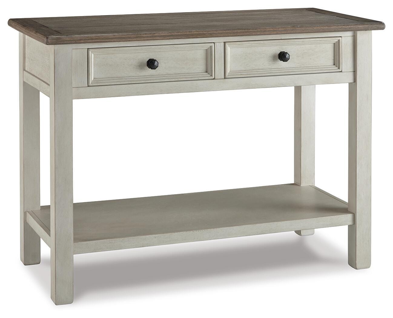 Bolanburg Coffee Table and 2 Chairside End Tables with Console