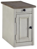 Vanderley Chairside End Table with USB Ports & Outlets